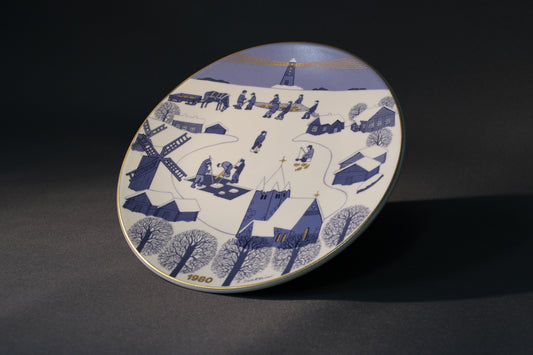 Arabia joululautanen 1980 – Raija Uosikkinen, alkuperäinen laatikko