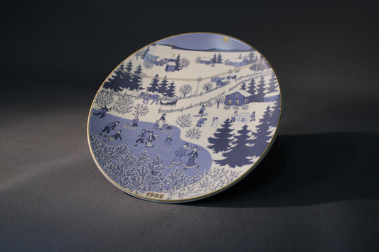 Arabia joululautanen 1982 – Raija Uosikkinen, alkuperäinen laatikko