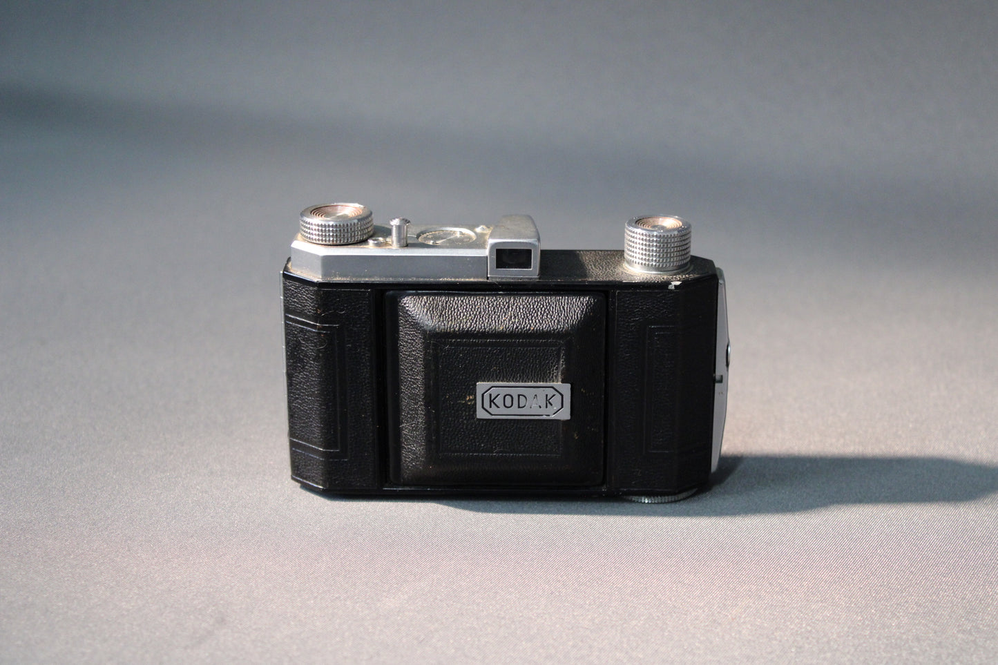 Kodak Retina Ia – vintage 35mm filmikamera, nahkakotelo