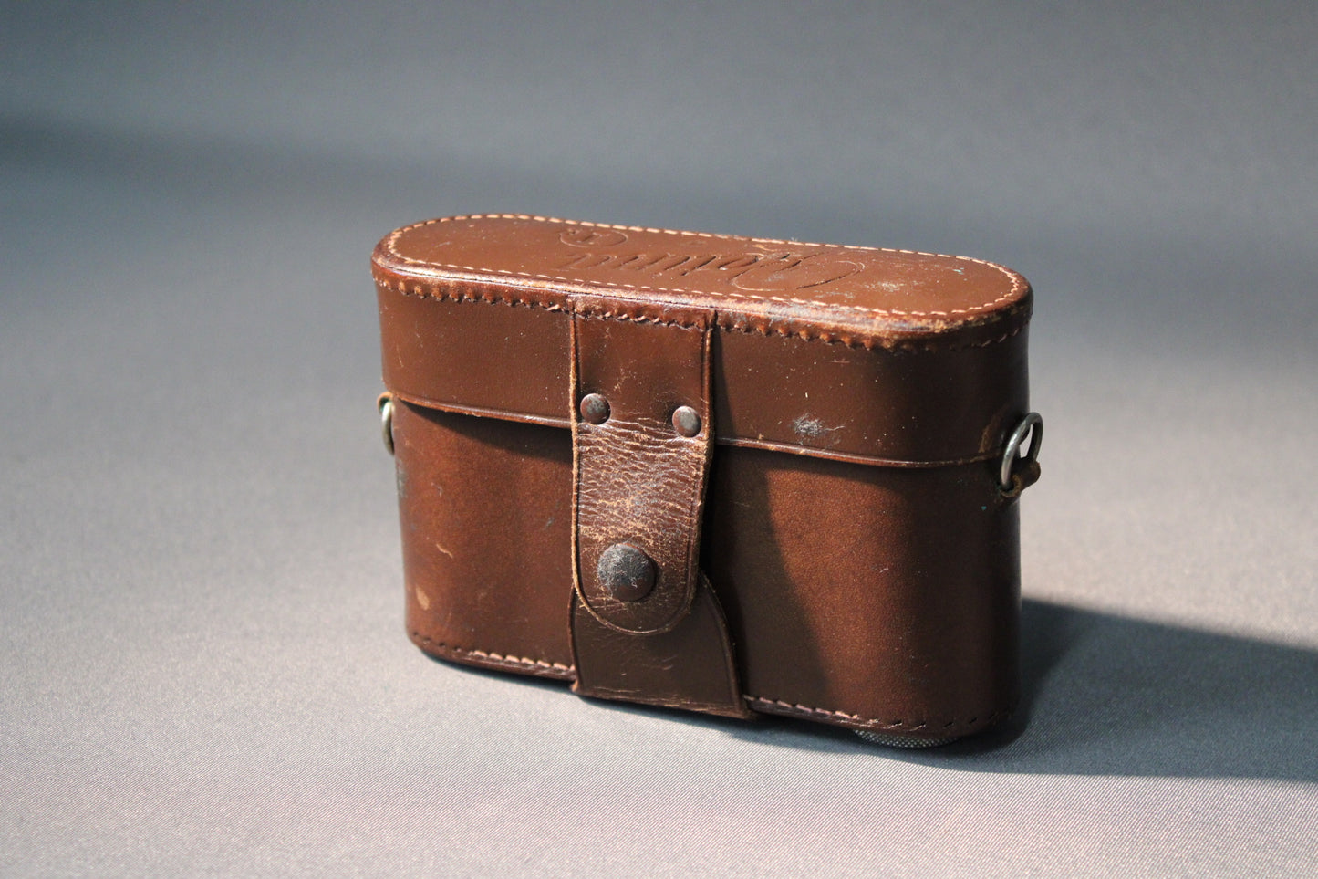 Kodak Retina Ia – vintage 35mm filmikamera, nahkakotelo