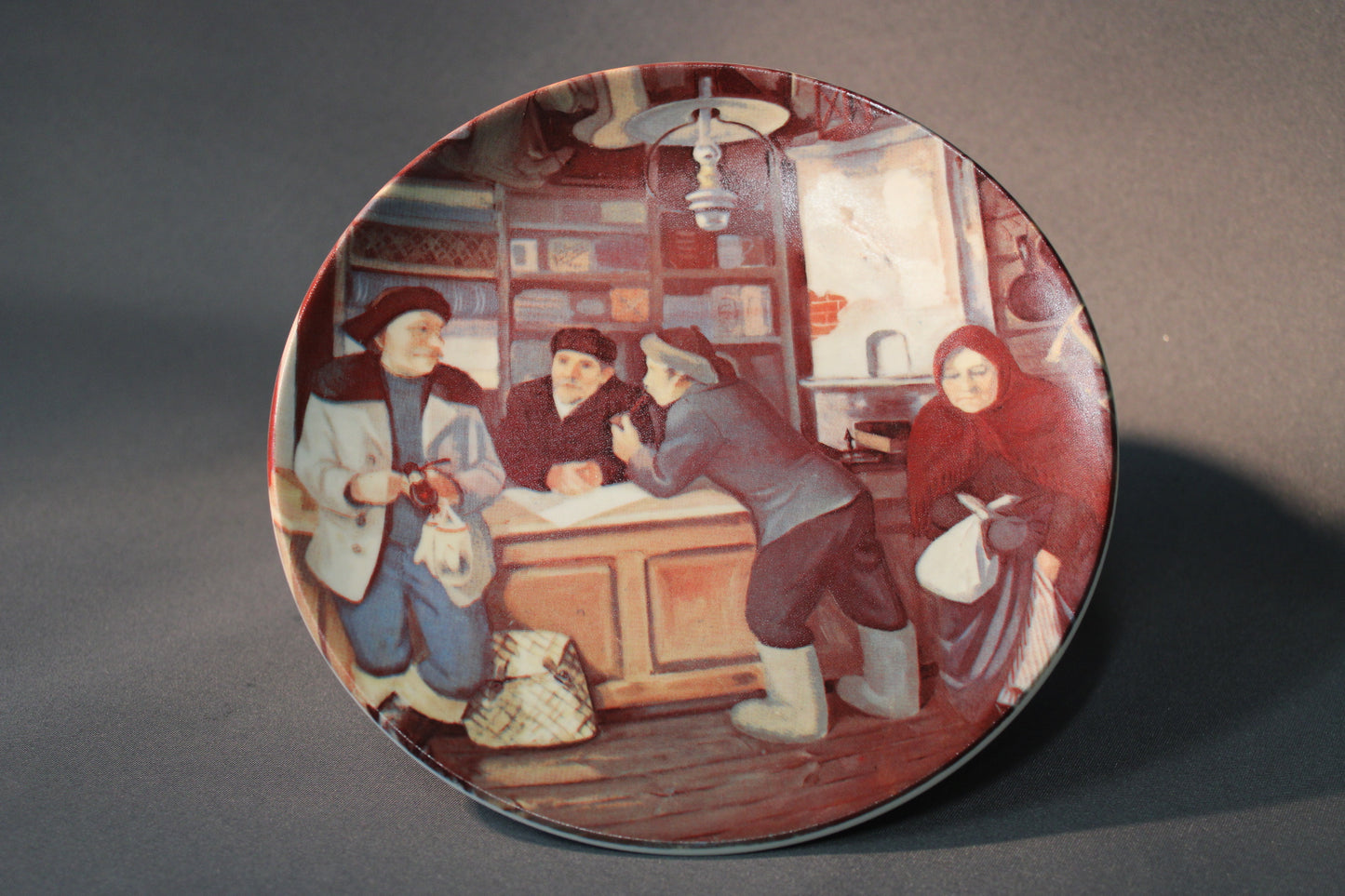 Arabia seinälautanen K-kaupan 75 vuotta 1981, Laitilan maalaus