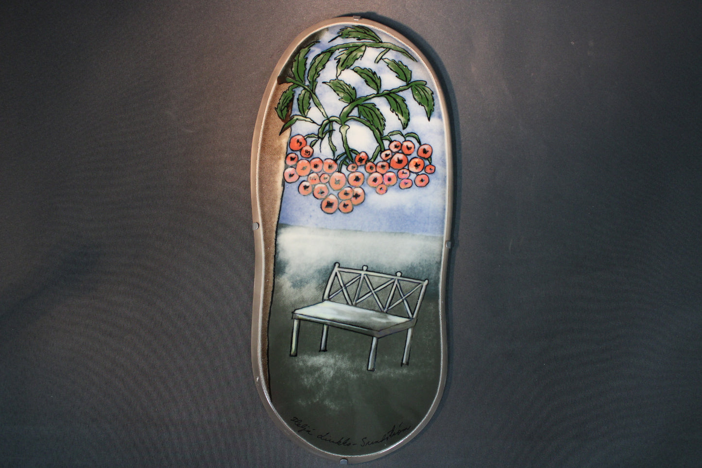 Heljä Liukko-Sundström Talvi tulee, Arabia seinälaatta