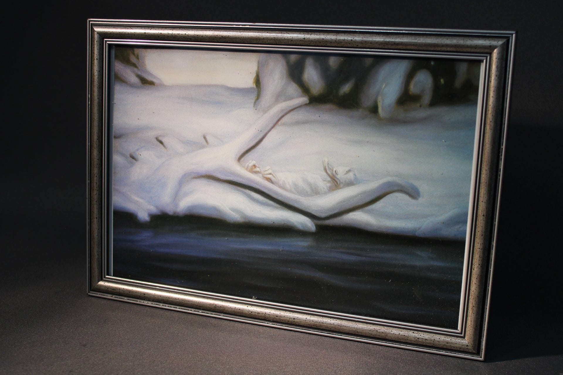 Kaj Stenvall juliste Talven lunta kehystettynä A4-koossa