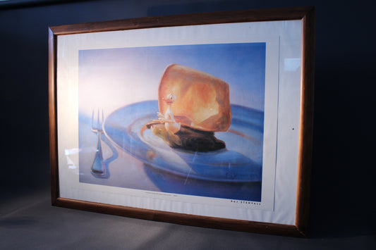 Kaj Stenvall – Innostunut saippuakauppias osaa soutaa (2000), juliste printatulla signeerauksella