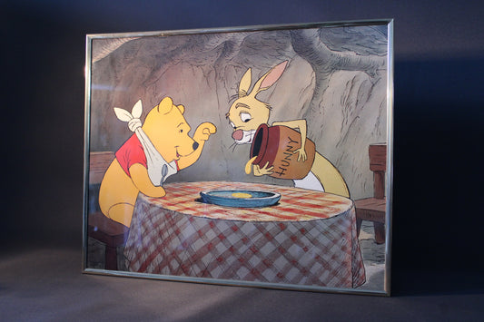 Kehystetty Nalle Puh -juliste – klassinen Disney-aihe