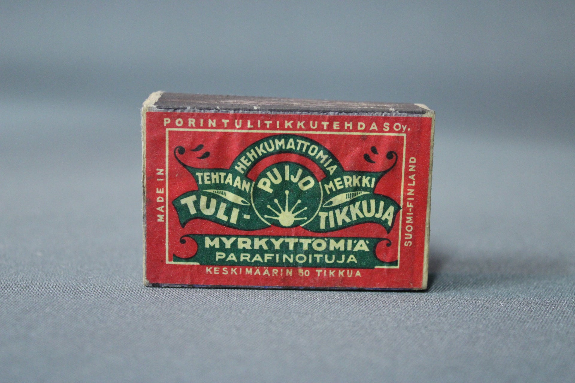 Puijo-merkkinen tulitikkurasia, Porin tulitikkutehdas