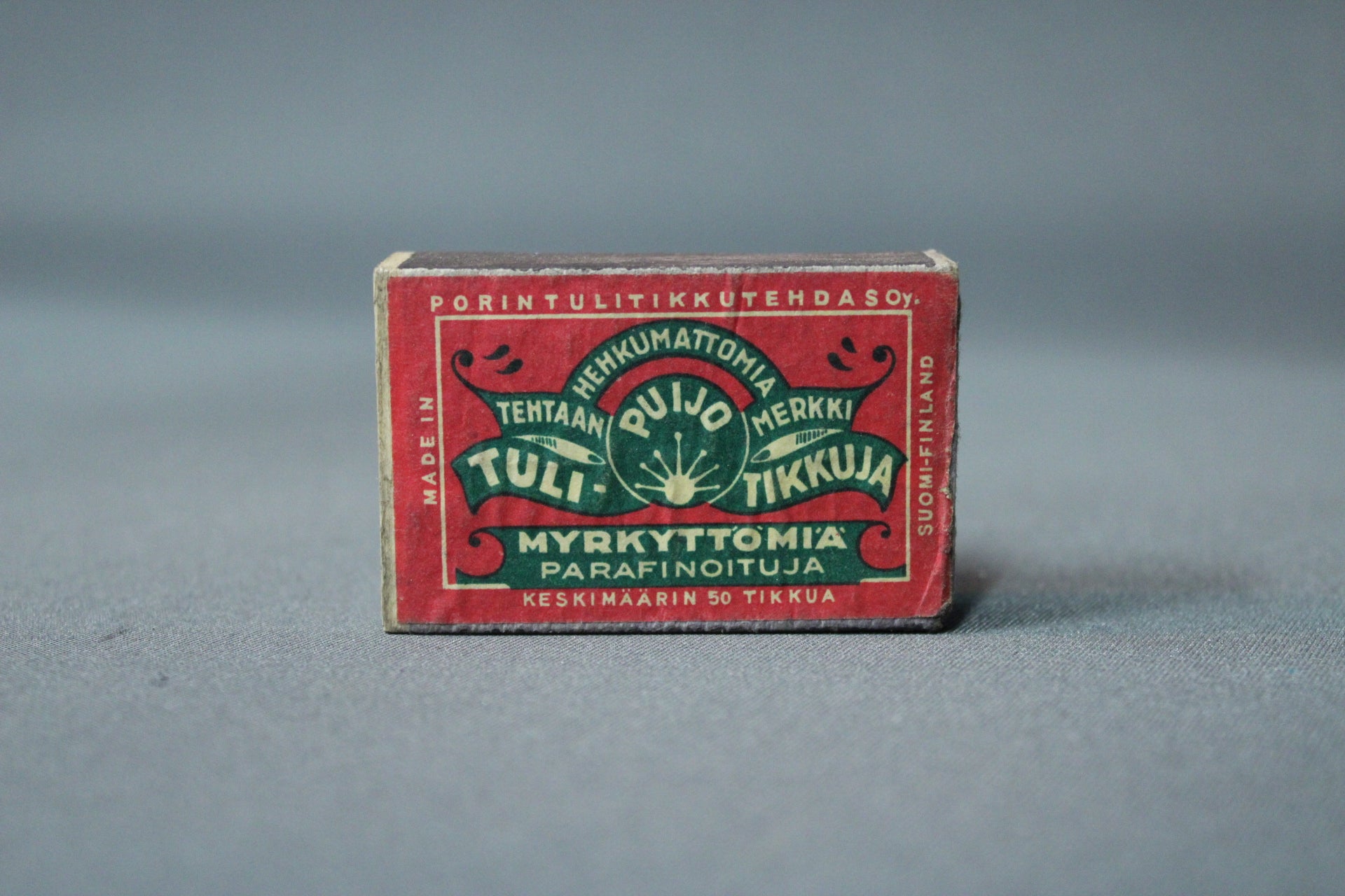 Punainen Puijo-tulitikkurasia, Porin tulitikkutehdas