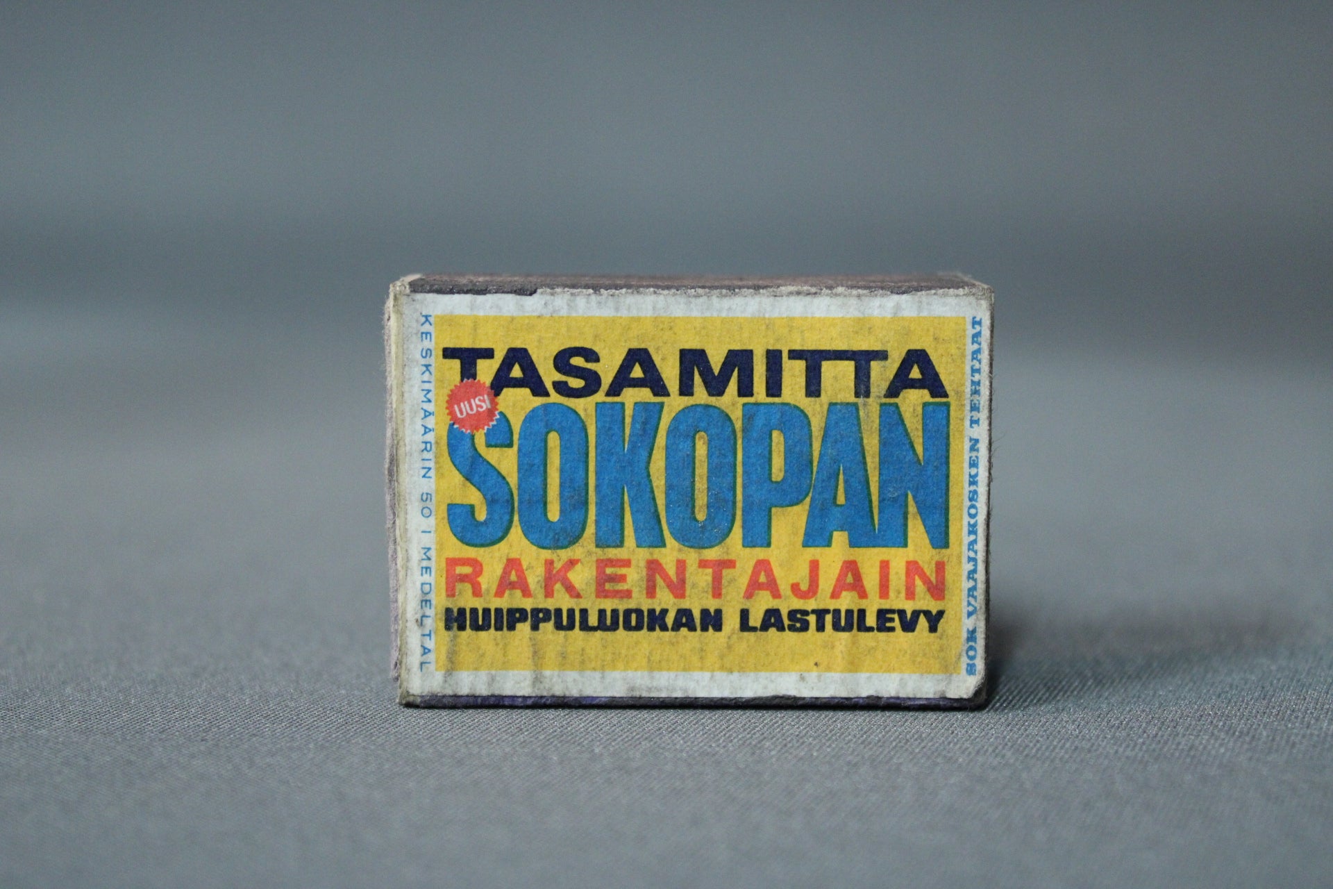 Sokopan tulitikkurasia, retro mainosgrafiikka