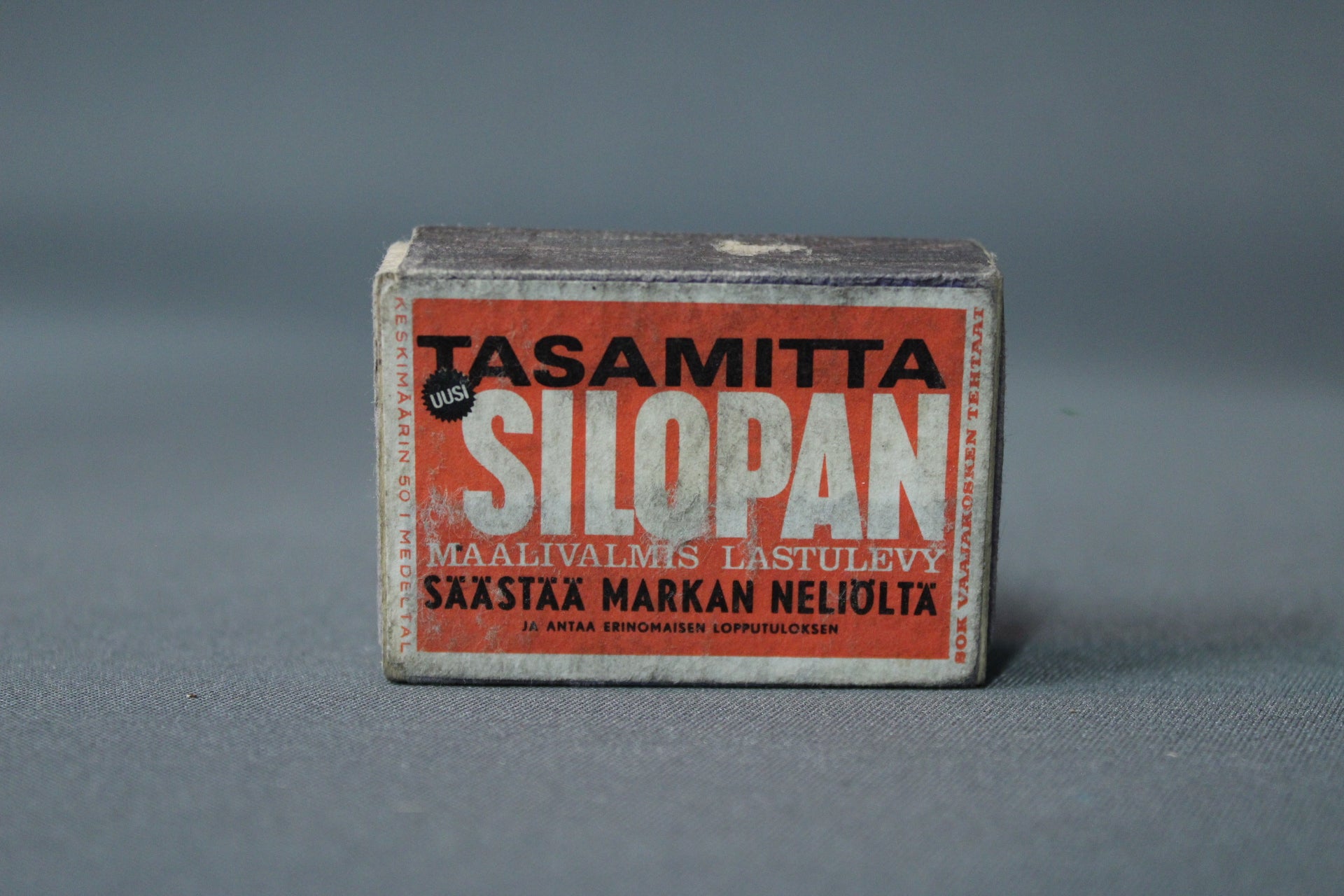 Silopan mainos tulitikkurasia 1960-luku