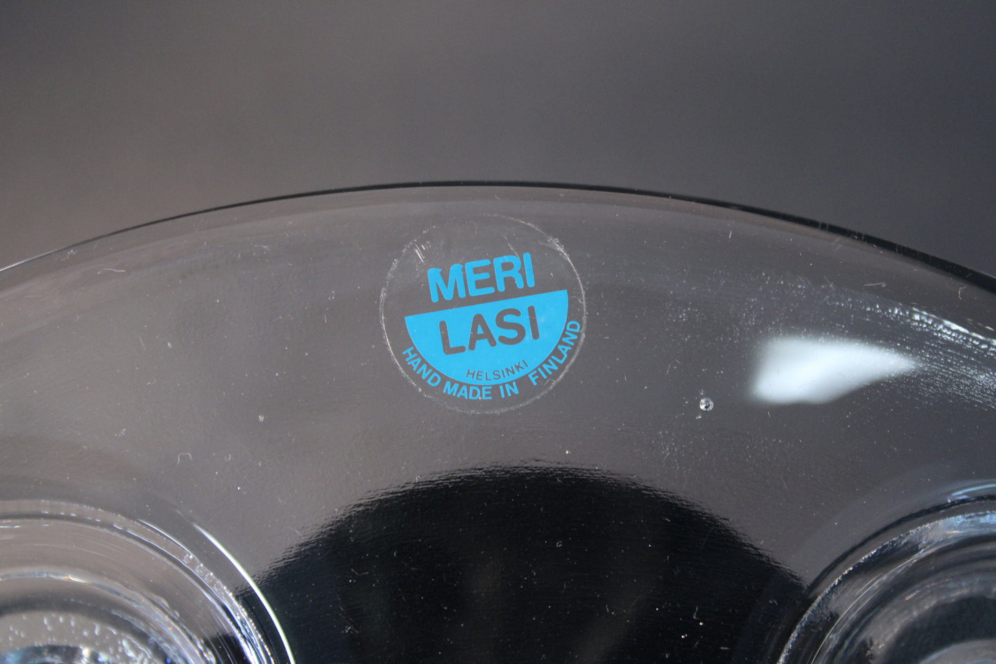 Meri Lasi kynttilätarjotin – kirkas lasi, 6 kynttilälle