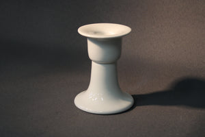 Arabia Arctica kynttilänjalka, valkoinen posliini, Inkeri Leivo