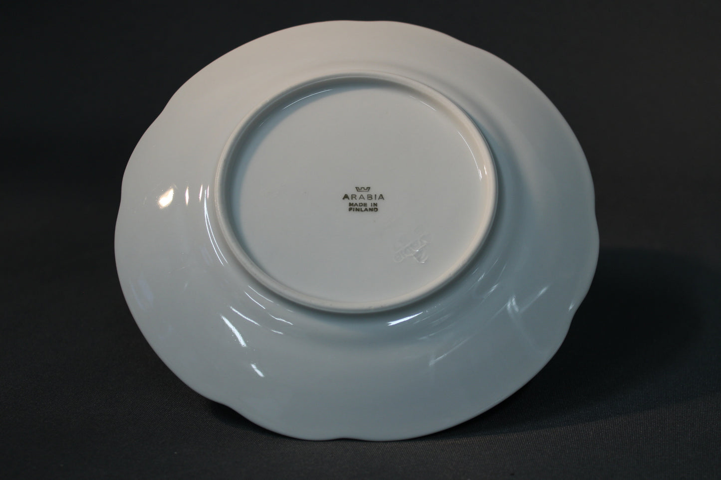 Arabia Singapore lautasen pohjaleima