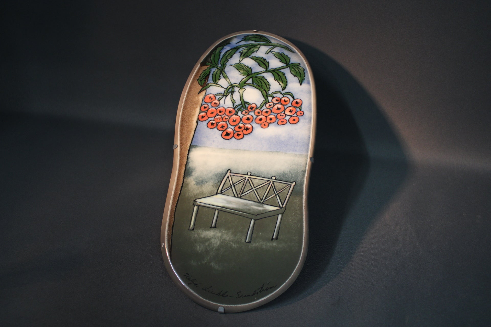 Arabia seinälaatta Talvi tulee, Heljä Liukko-Sundström