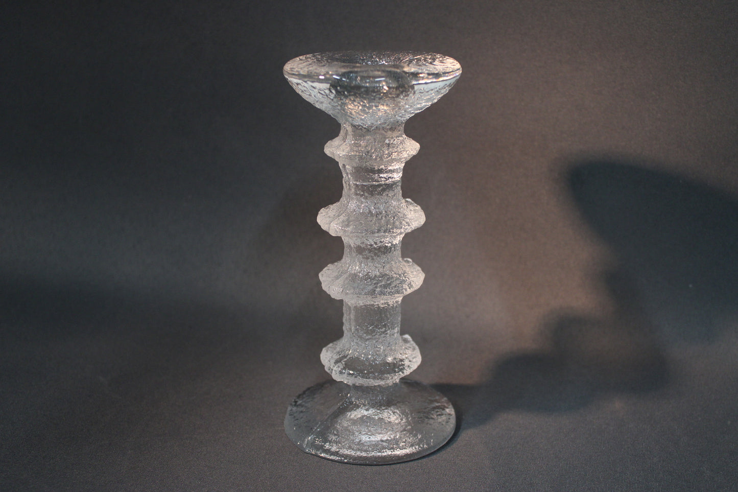 Festivo kynttilänjalka neljäsolmuinen, kirkas lasi,