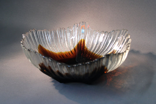 Humppilan Lasi tarjoiluvati, ruskea ja kirkas lasi