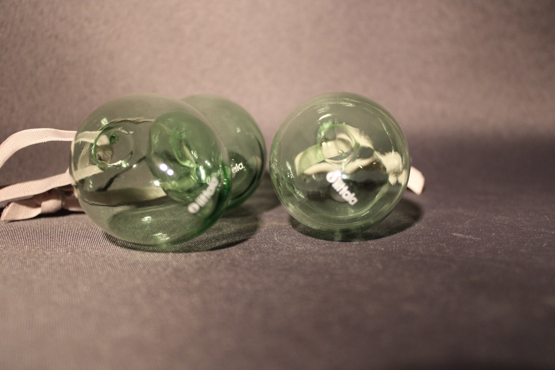 Iittala lasimuna pohjaleima ja yksityiskohta