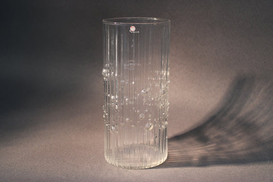 Iittala Mesi maljakko, Tapio Wirkkala, kirkas lasi, etukuva