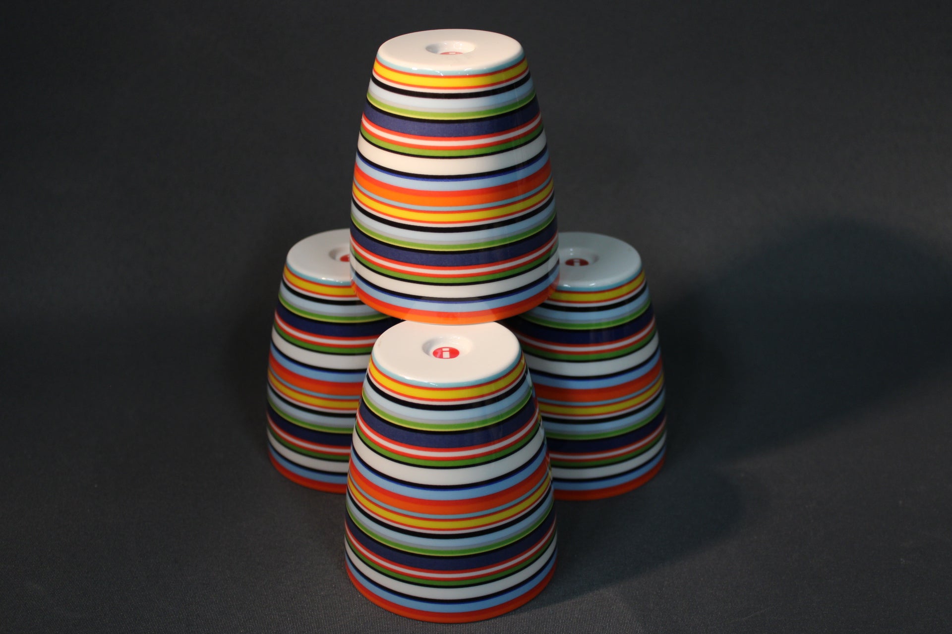 Monivärinen Iittala Origo kahvimuki, 0,25 l