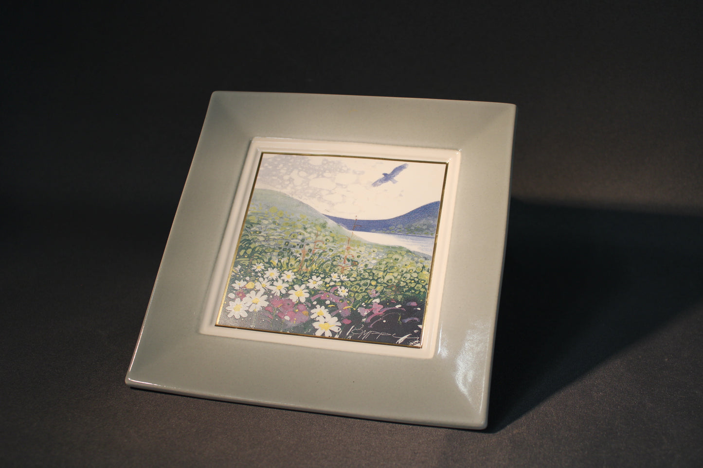 Kermansaven Lapin kevät -seinälautanen, Vuodenajat-sarja, Raimo Heimonen