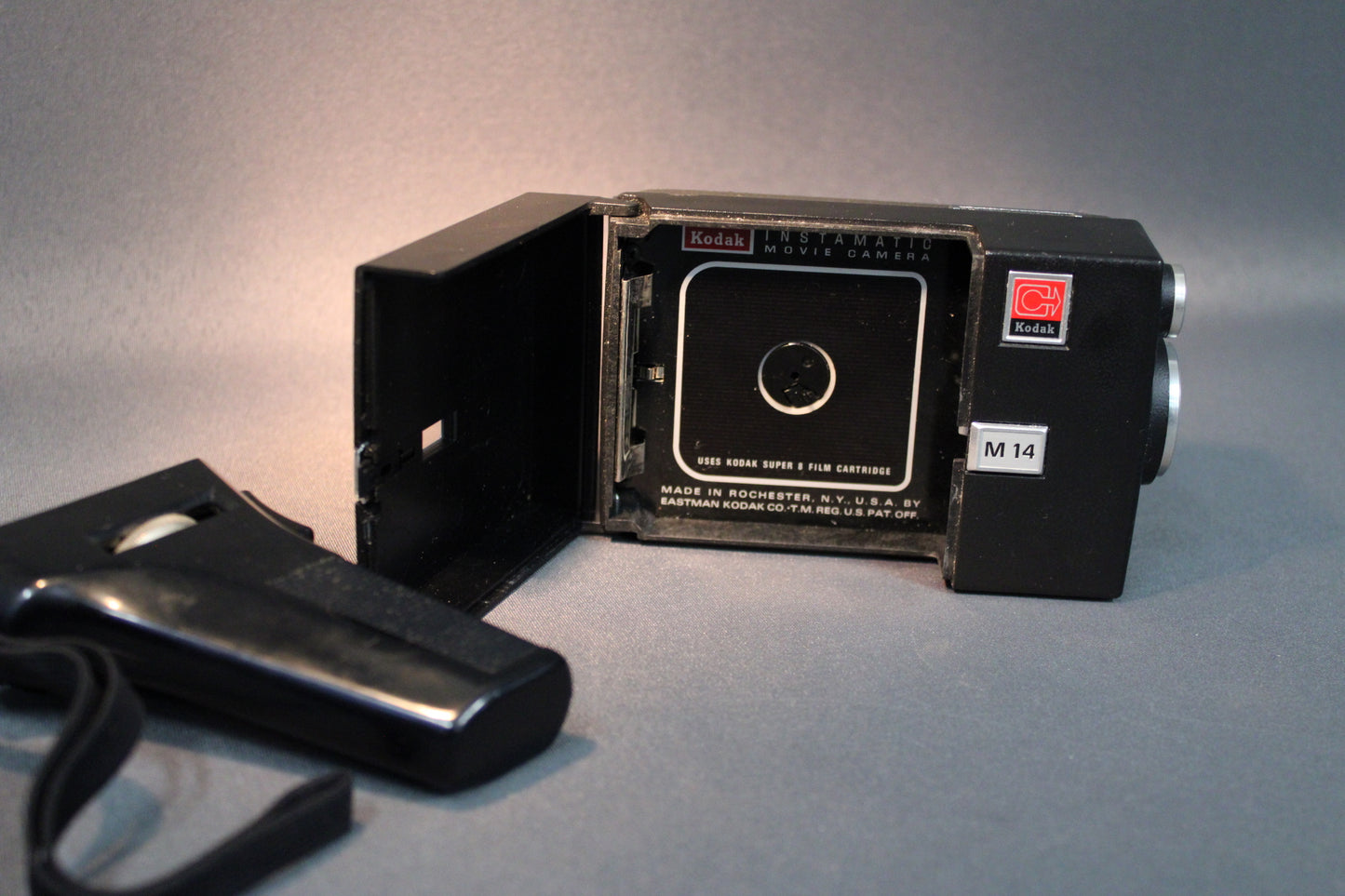 Kodak Instamatic M14 Super 8 -kameran sisäosa