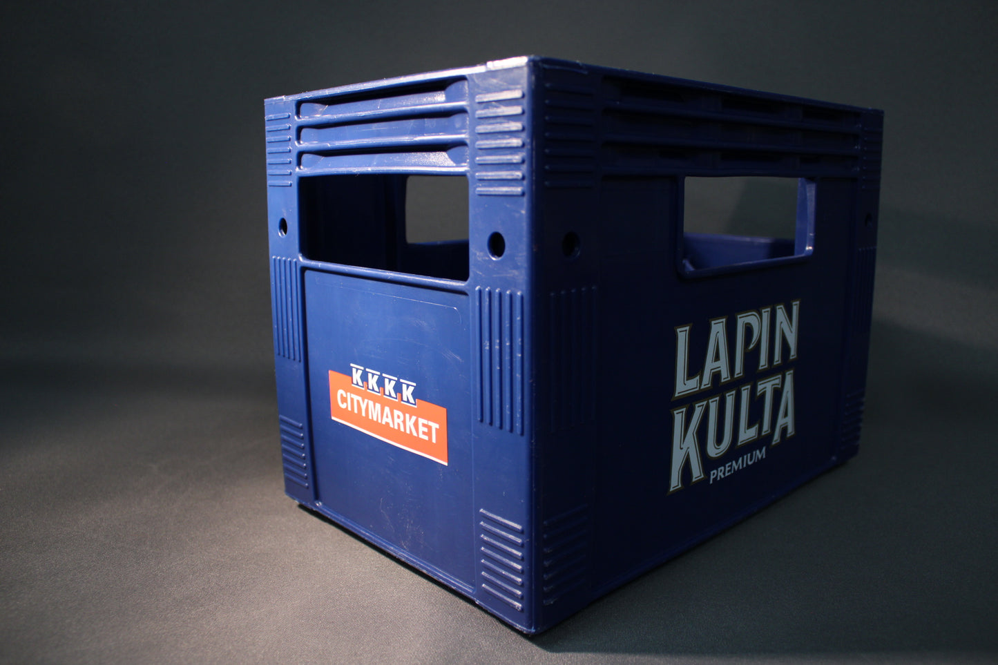 Lapin Kulta vintage olutkori, sininen