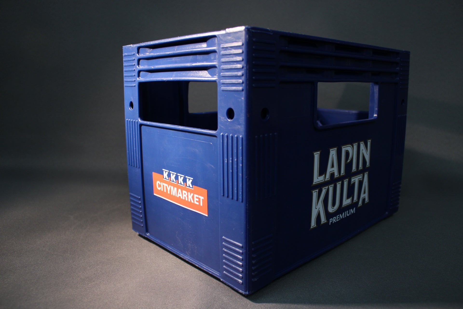 Lapin Kulta vintage olutkori, sininen