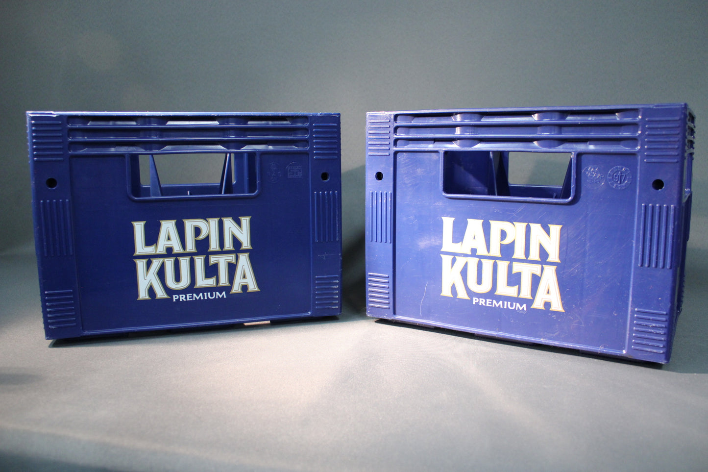 Lapin Kulta vintage olutkori, sininen