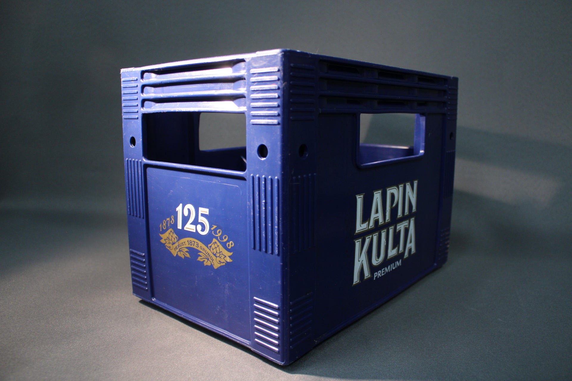 Lapin Kulta vintage olutkori, sininen