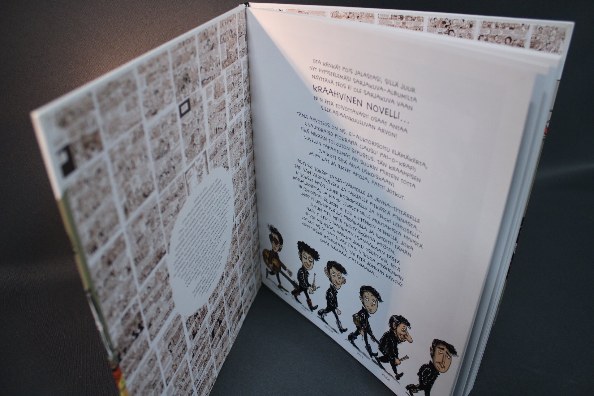 Mauri Kunnas Piitles kirjan kuvitusta ja sisäsivuja