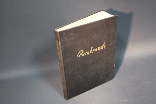 Onni Okkosen kirjoittama Rembrandt – elämäkertaa ja taidetta, musta kangaskansi