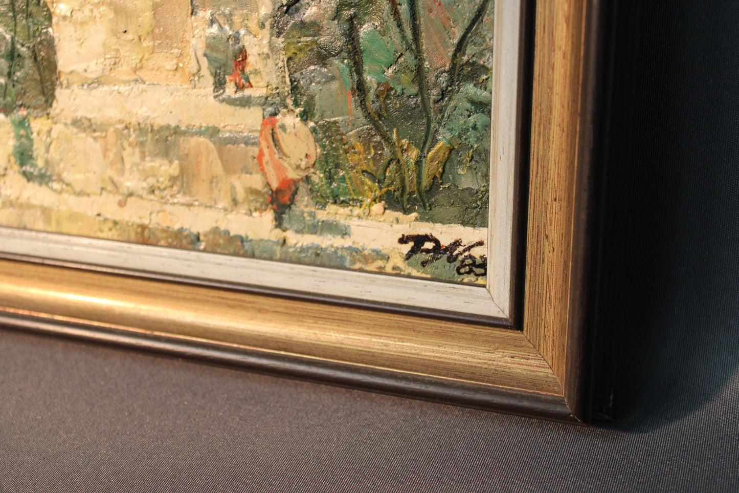 Yksityiskohta Peter Nikolovin öljyvärimaalauksesta