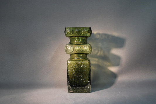 Riihimäen Lasi Kehrä -maljakko vihreä, Tamara Aladin