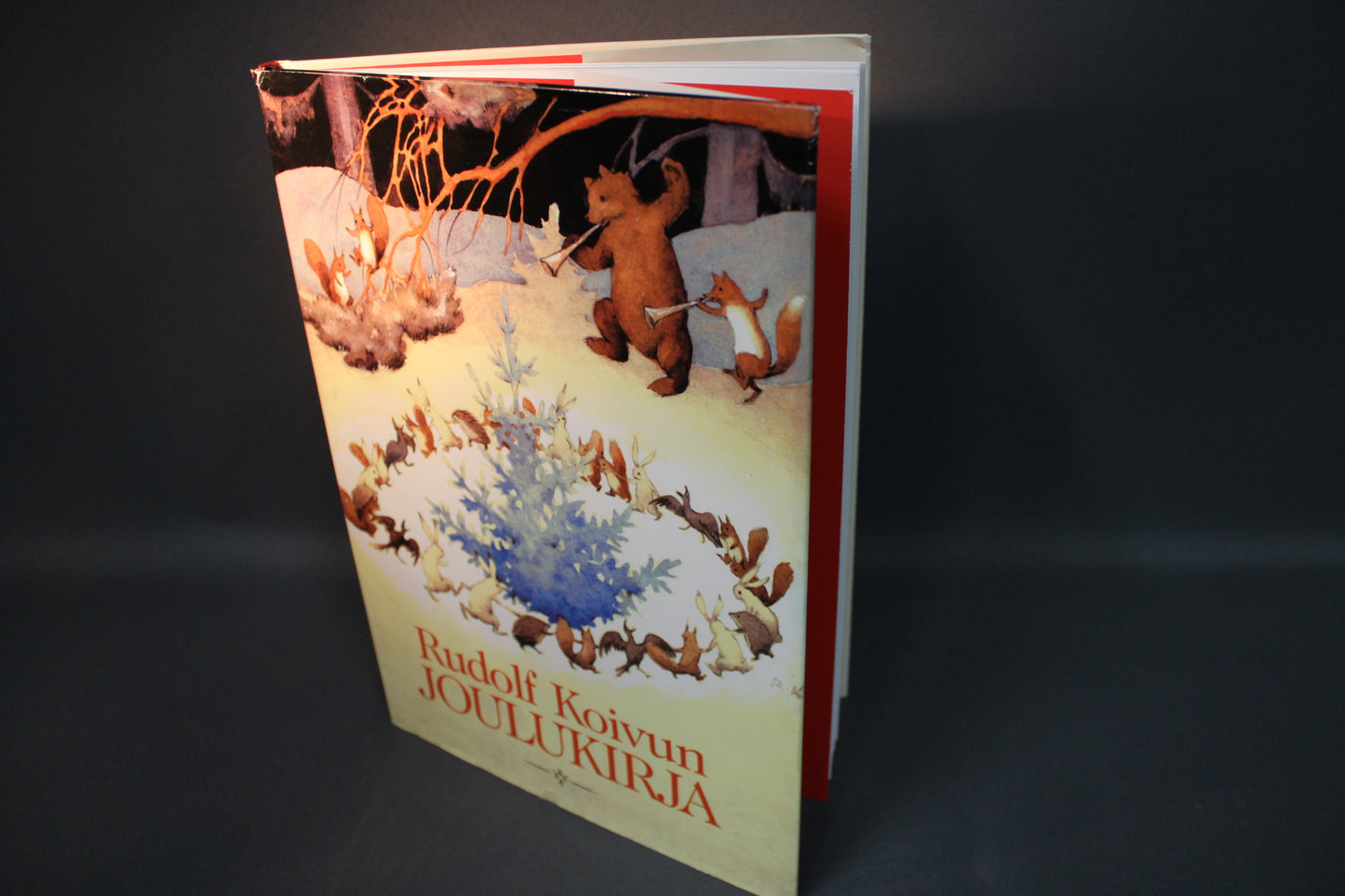 Rudolf Koivun joulukirja, etukansi, Rudolf Koivu kuvitus