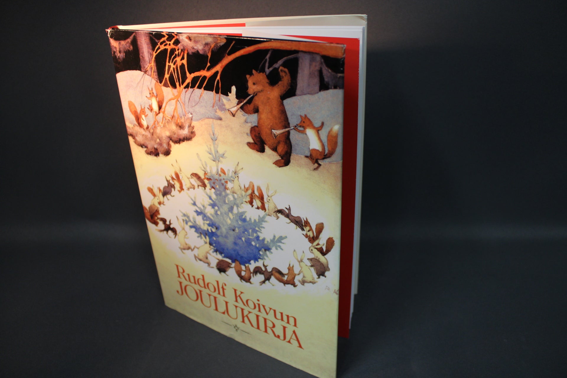 Rudolf Koivun joulukirja, etukansi, Rudolf Koivu kuvitus