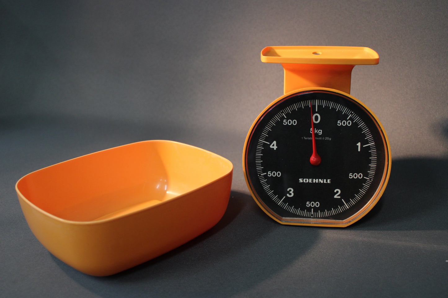Soehnle-keittiövaaka irrotettavalla kulholla, oranssi
