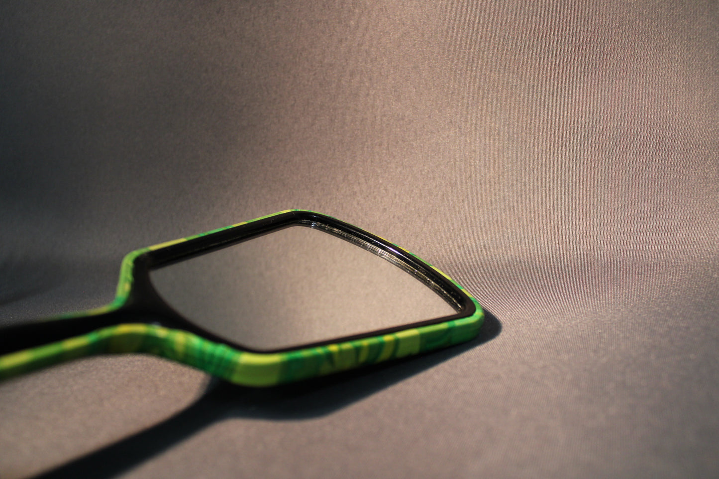 1970-luvun vihreä vintage käsipeili